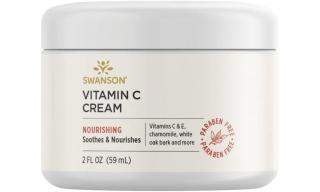 Swanson Vitamin C Cream, Vyživujúci krém s vitamínom C, 59 ml