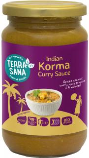 TerraSana Žltá indická omáčka Korma Kari, bezlepková BIO, 350 g