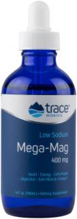 Trace Minerals Mega-Mag, 400 mg, 118 ml