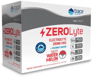 Trace Minerals ZEROLyte Salty Watermelon, Elektrolyty - vodný melón, 231 g