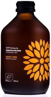 Vigo BIO kombucha acerola a zázvor, 330 ml