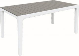 Záhradný stôl Keter Harmony Farba: biela / svetlo-sivá