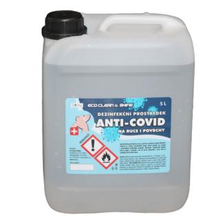Anti-Covid alkoholová dezinfekcia 5L (Dezinfekcia proti koronavírusy)