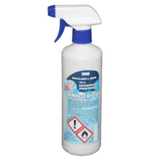 Anti-Covid alkoholová dezinfekcia rozprašovač 500 ml (Dezinfekcia na ruky a plochy)