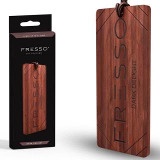 Závesná vôňa v dreve FRESSO Dark Delight Hanger (Luxusná vôňa do auta-drievko)