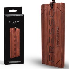 Závesná vôňa v dreve FRESSO Signature Man Hanger (Luxusná vôňa do auta-drievko)