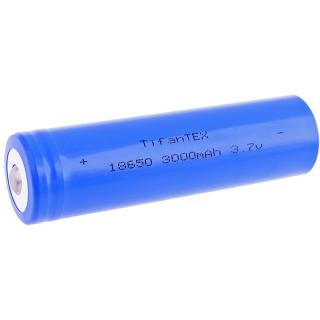18650 Batéria nabíjateľná 3000 mAh 3,7V s výstupkom TFT (Akumulátor 18650 - dĺžka 6,5 cm, priemer 1,8 cm)
