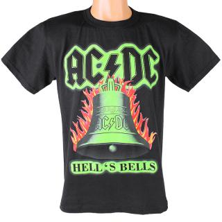 ACDC Tričko Hells Bells (Pánske tričko s potlačou hudobnej skupiny AC/DC)