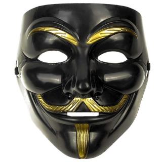 Anonymous maska Vendeta čierna (Škraboška z filmu V ako Vendetta)