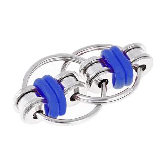 Antistresová hračka Fidget Flippy Chain modrý (Fidget hračka)