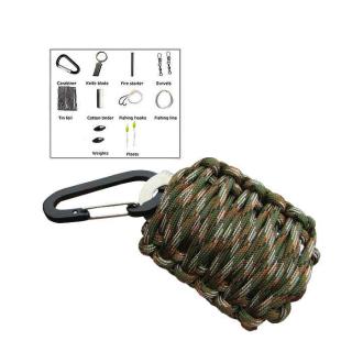 Balíček na prežitie – Survival Kit Grenades Paracord (balíček poslednej záchrany)