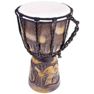 Bongo bubon djembe 30cm Slon (Djembe bubny bongo výška 30cm, materiál teakové drevo + koža)