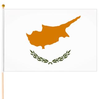 Cyprus vlajka malá (Vlajka Cypru - 100% polyester, rozmery (Š x V) - 45x30cm)