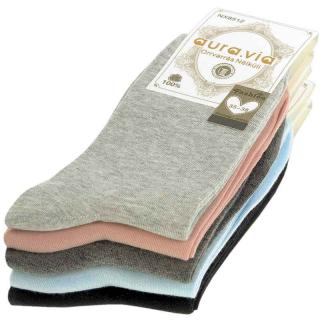Dámske ponožky Bavlna aura.via 5párov (Bavlnené ponožky dámske 5ks NX8512)
