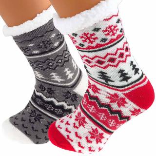 Dámske ponožky Termo zateplené 2 páry 4ks (CCena 8,9€ za 2 páry dámskych teplých ponožiek)