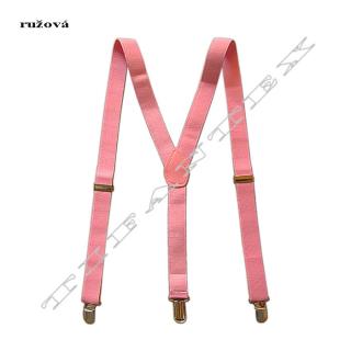 Dámske traky na nohavice ružové (ružové traky)