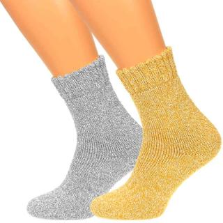 Dámske vlnené ponožky Alpaca 3páry Mix Farba (termo ponožky dámske)