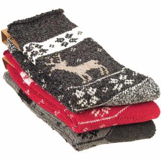 Dámske vlnené ponožky Alpaca W101A (kvalitné ponožky dámske)