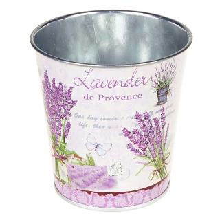 Dekoračný kvetináč Lavender (Dekoračné vedierko)