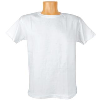 Detské biele tričko (bavlnené tričko pre deti)