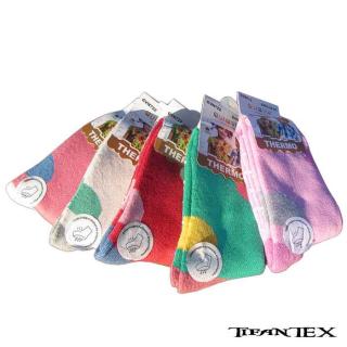 Detské ponožky pre dievča Aura.via thermo (froté protišmykové ponožky pre deti - cena za 1 pár)