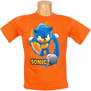 Detské tričko Sonic oranžové (sonic oblečenie)