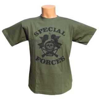 detské tričko Special Forces zelené (detské tričko so symbolom SPECIAL FORCES z army shopu nitra tifantex)