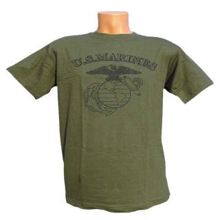 detské tričko U.S.MARINES zelené (tričko so znakom U.S. námornej pechoty z army shopu nitra tifantex)