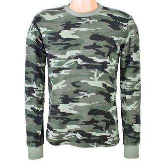Detský maskáčový nátelník s dlhým rukávom Gold (Maskáčový nátelník pre deti)