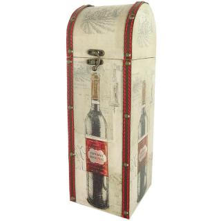 Drevená truhlica na víno Cabernet Sauvignon (Darček pre muža vinára)