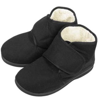 Kapce na zimu pánske čierne (papuče kapce)