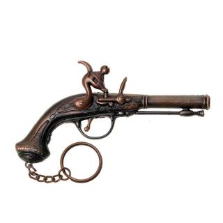 Kľúčenka Bambitka (prívesok na kľúče ako starožitná pištoľ)