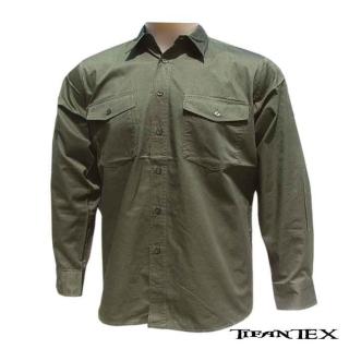 Košeľa LOSHAN oliva Z7001-68 (Army košeľa)