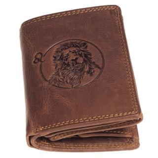 Kožená peňaženka Zverokruh Lev (Kvalitné pánska peňaženka z kože)