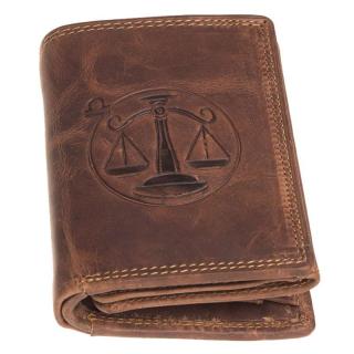 Kožená peňaženka Zverokruh Váhy (Pánska peňaženka váhy za dobrú cenu)