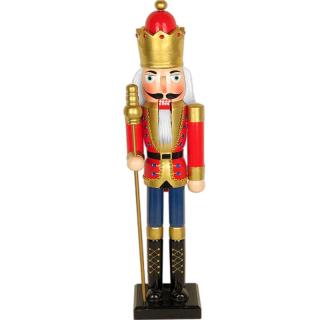 Luskáčik Kráľ 91 cm (Figúrka vianočného Luskáčika na Vianoce)
