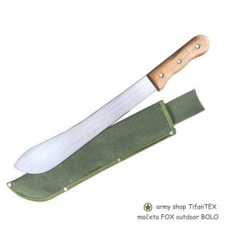 Mačeta FOX outdoor BOLO (ľahká jednoduchá mačeta z army shopu nitra tifantex)