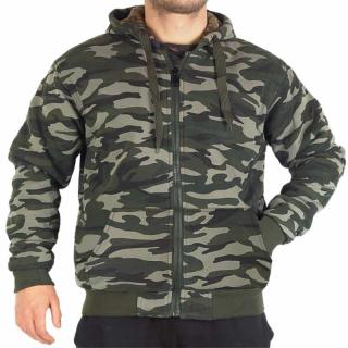 Maskáčová mikina HX888 tactical (pánska zateplená mikina na zips)