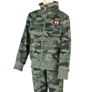 Maskáčová súprava detská zelená (Tepláková súprava pre deti)