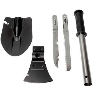 Multifunkčná lopatka, sekera, nôž, pílka (Poľná skladacia lopatka do auta)