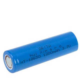 Nabíjacia batéria 18650 1200mAh 3,7V bez výstupku (Hladká baterka)
