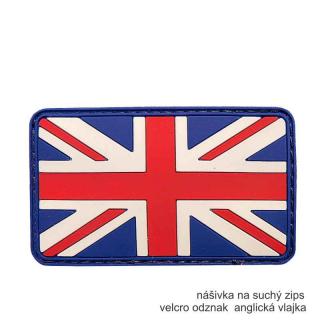 nášivky na suchý zips anglická vlajka | velcro odznak (gumová nášivka so suchým zipsom z army shopu  nitra tifantex)