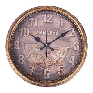 Nástenné hodiny do kuchyne Retro Antiques (Dekoračné kuchynské hodiny na stenu)