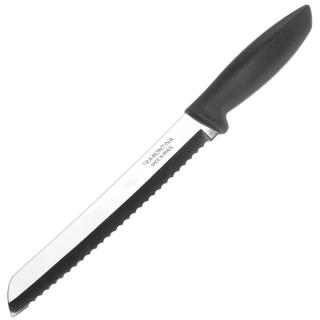 Nôž na pečivo Tramontina 32cm čierny (Kvalitné kuchynské nože)