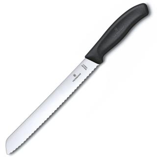 Nôž Victorinox na chlieb čierny 6.8633.21 (Švajčiarske kuchynské nože victorinox)