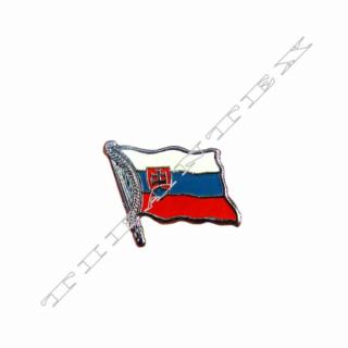 Odznak SLOVENSKO vlajka vlajúca (slovenský odznak)