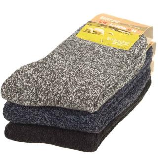Ovčie ponožky dámske Looken W9250A 3páry (Teplé ponožky na zimu pre ženy)