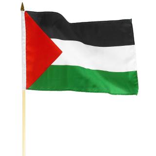 Palestína vlajka 45x30cm (Vlajka Palestíny z polyesteru)
