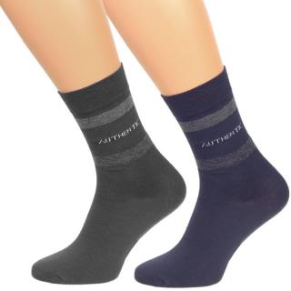 Pánske bavlnené ponožky 5 párov Authentic (Pánske ponožky na leto Bavlna)