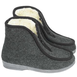 Pánske kapce na zips pre seniorov (Filcové papuče na zimu pre mužov)